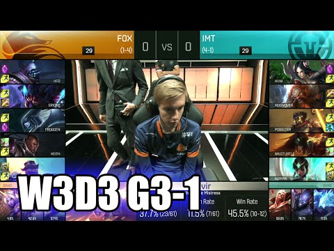 Echo Fox vs Immortals | Game 1 S6 NA LCS Summer 2016 Week 3 Day 3 | FOX vs IMT G1 W3D3 1080p