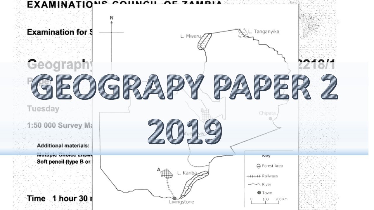 2019 Geography Paper 2 INTERNAL