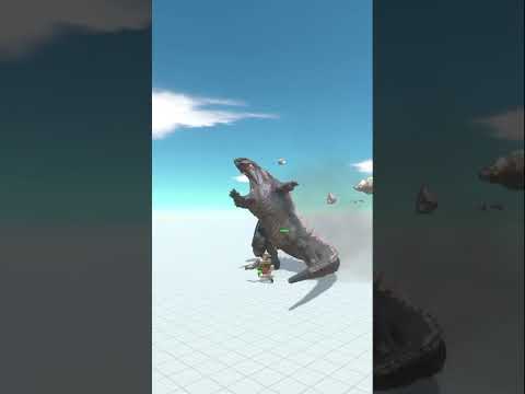 ARBS Shorts｜ Gojira vs Ghor Hammer #animalrevoltbattlesimulator #arbsshorts