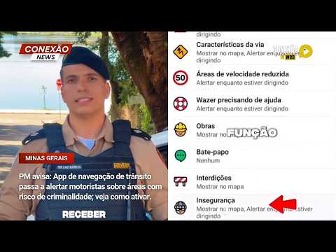 Vídeo: PM avisa: App de navegação de trânsito passa a alertar motoristas sobre áreas com risco de criminalidade; veja como ativar.