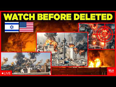 LIVE ON CAM: Iran HITS US Bases In UAE, Qatar, Bahrain... | 8 Countries Under ATTACK | World War III