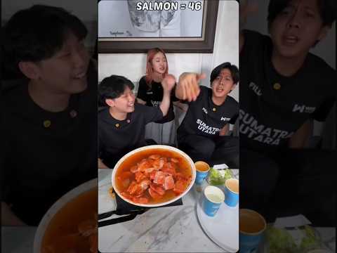 fillix gak kuat pedas makan salmon, mintak bantuan ke auladi #shorts #fillixpratama