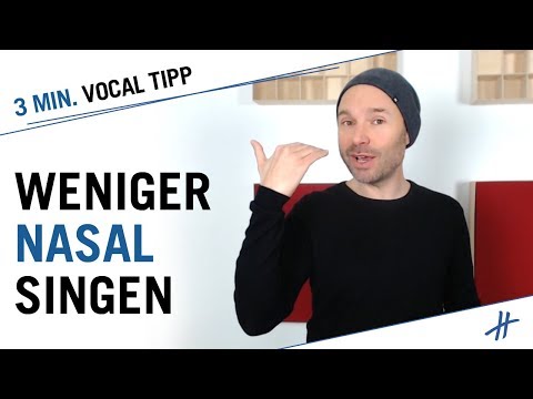 3 Min. Vocal Tipp: Weniger nasal klingen