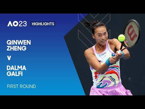Qinwen Zheng v Dalma Galfi Highlights | Australian Open 2023 First Round