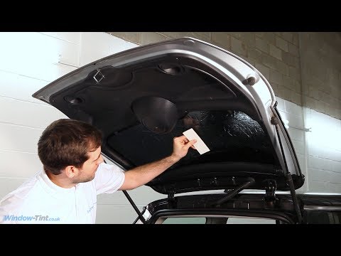 How to fit pre-cut window tint - rear windscreen tint