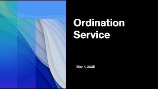 Ordination Service