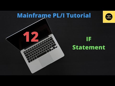 If Statement in PL/I - Mainframe PL/I Tutorial - Part 12
