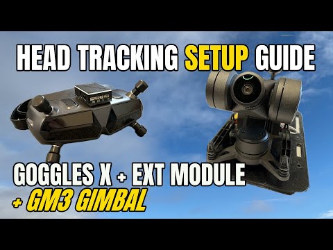 Walksnail Goggles X head tracking with the extension module and GM3 gimbal