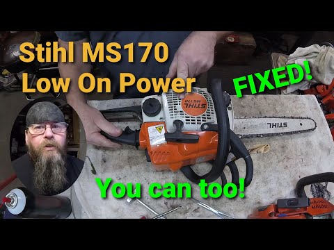 Stihl MS170 Low On Power-Fixed!