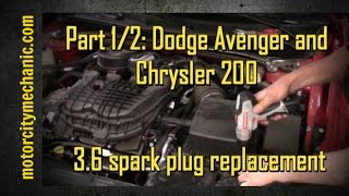 Part 1/2: 2014 Dodge Avenger 3.6 Pentastar engine spark plugs