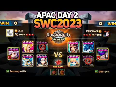 DUCHAN vs CHOVY (BO3). SWC2023 APAC Preliminary Day 2 - Summoners War