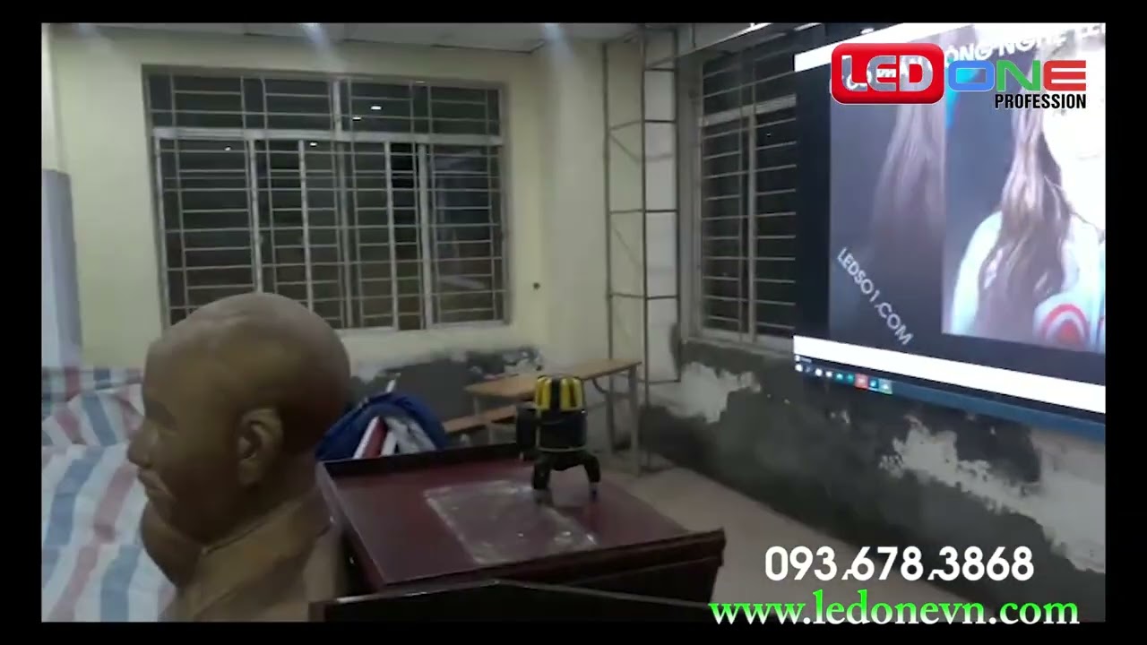 Trường Đại học Mỏ - Địa chất Cơ sở Quảng Ninh | Ledone thi công dự án màn hình Led P2 phòng Làm việc