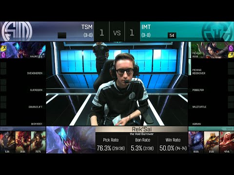 TSM vs IMT Game 3 - NA LCS Summer 2016 W2D3 - Team solomid vs Immortals