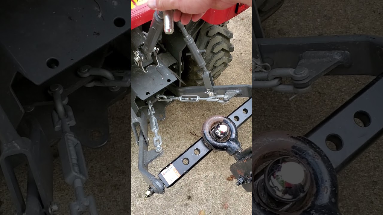 Quick Tractor Tip for moving a trailer with 3 point hitch