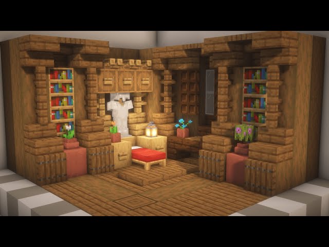 Cozy Bedroom interior design Minecraft Map