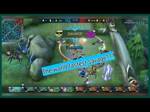 The most satisfying savage? with Karina | Mobile Legends