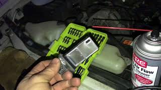 How to clean mass air flow sensor Ford Explorer 2006 2007 2008 2009 2010