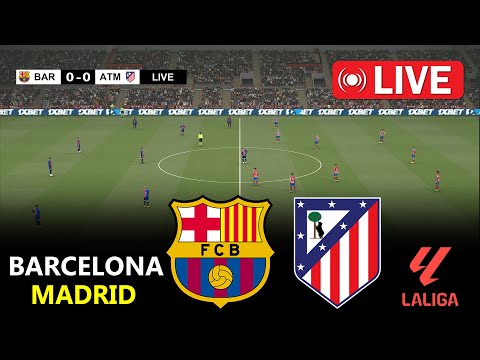 Barcelona vs Atletico De Madrid | La Liga 2025/26 | Full Match Streaming | PES 21 Simulation