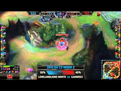LowLandLions vs Gamers 2   EU Challenger Series Week 2 Day 2   2015