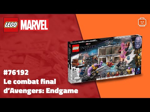 Vidéo LEGO Marvel 76192 : Le combat final d’Avengers: Endgame