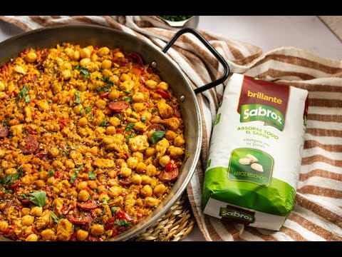 🥘✨ Paella con Garbanzos: ¡Descubre la Receta Única y Fácil! 🍲👨‍🍳😍