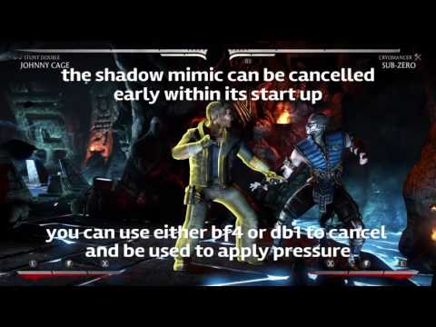 Johnny Cage Stunt Double Combos w/ Tricks and Tips. (Requested by ABACABB)