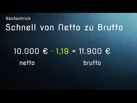 Die besten Rechentricks: Schnell von Netto zu Brutto
