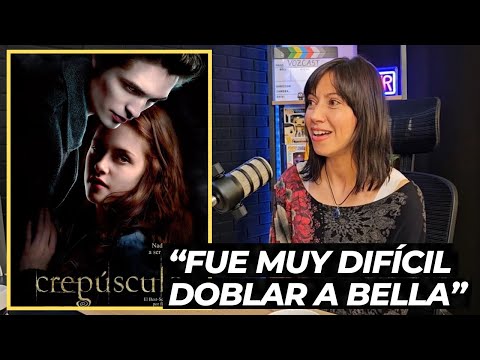 Isabel Valls explica cómo fue doblar las películas de Crepúsculo.