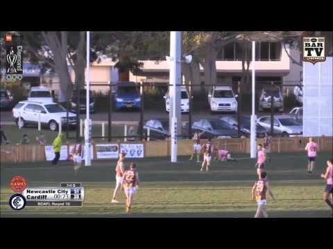 2015 BDAFL 1st Grade Highlights - Newcastle City Blues v Cardiff Hawks