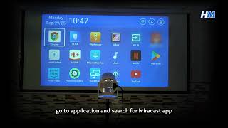 MiraCast Mobile Connection Guide | HY300 Pro Wireless Screen Mirroring