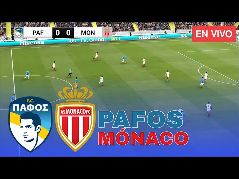 Pafos vs Monaco Champions League 2025 Match PES 21 Simulation