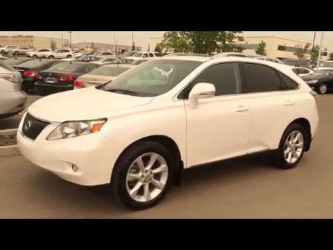 Lexus Certified Pre Owned White 2012 RX 350 AWD Walkaround Touring Package West South Edmonton