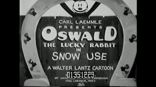 Oswald The Lucky Rabbit  Snow Use  (1929)
