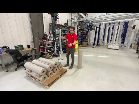 Binar Handling Quick Lift Roll Handler with Manual Rotation Demo and Explainer
