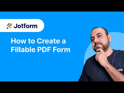 How to make a fillable PDF form without Acrobat | The Jotform Blog