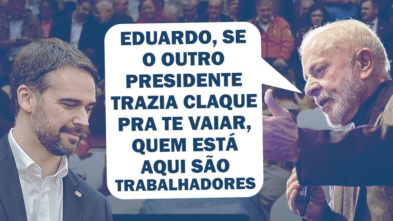 LULA AFIADO NO RS: "NÃO DISPUTO NADA COM VOCÊ, NÃO SOU GESTOR, SOU POLÍTICO" | Cortes 247