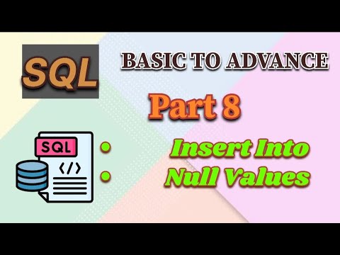 Sql Insert Into Vs Null Values Explained Single Vs Multiple Rows Sql Sqlforbeginners