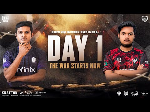 [BANGLA] INM INVITATIONAL SERIES | SEASON 4 | DAY 01 | THE WAR STARTS NOW #pubgmobile #inm #esports