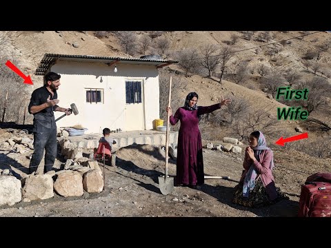 The first wife's plea to live together with Ali and Shahrbanu, and to build the kitchen foundations