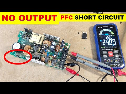 Reparatur des Delta 24V-Netzteils, keine Ausgangsspannung