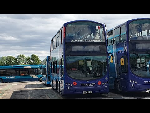 Journey on Route X94 | NK64FSF/7401 - Arriva North East: Volvo B9TL/Wright Eclipse Gemini 2