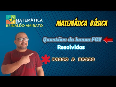 Excelentes questões de matemática da banca FGV. Ideal para quem vai prestar concurso para PM-SP.