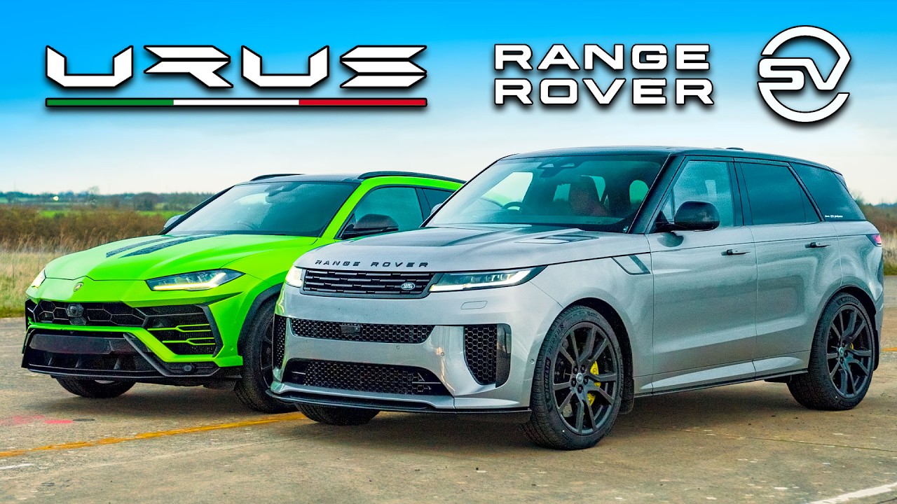 New Range Rover SV v Lambo: DRAG RACE facade placeholder