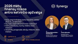 Ar JAV akcijos vis dar per brangios? | Artūras Milevskis | 2026 Q2 fin. rinkų apžvalga ir prognozės