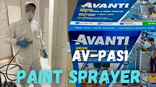 Harbor Freight Avanti Airless Paint Sprayer: Demo