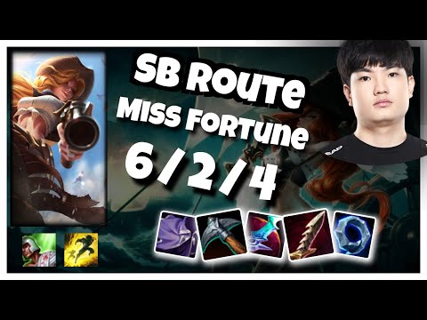 Miss Fortune SB Route BOT (6/2/4) Gameplay Replay - Patch 10.23