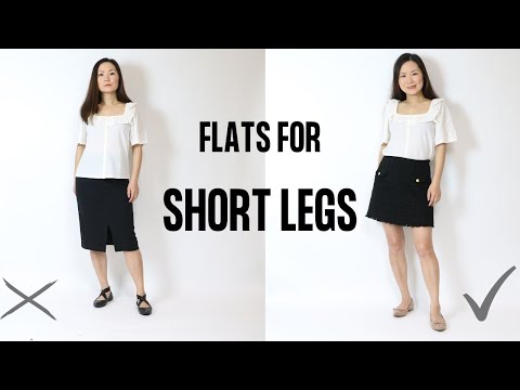 How to look good in flats if you have short legs (like...