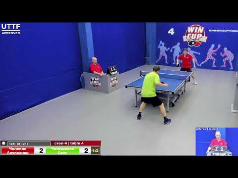 11:30 Чиликин Александр 1-3 Четвериков Олег стол 4 Юг-1 01.05.21