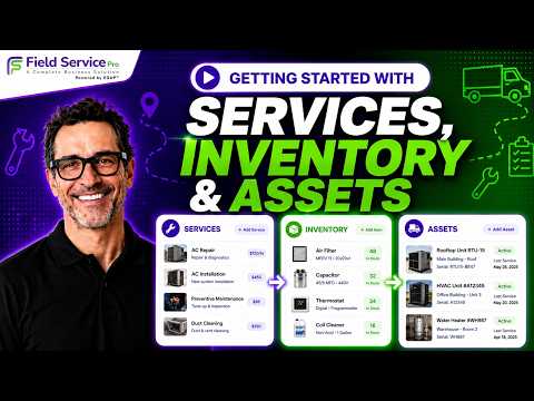 Premiers pas avec FieldServicePro : services, inventaire et actifs
