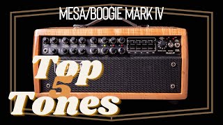 Video thumbnail for Mesa Mark IV || TOP 5 TONES!! by NickJennison